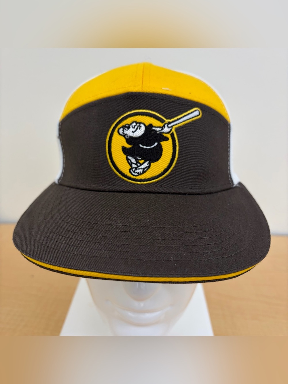 San Diego Padres Swinging Friars Half Marathon Adjustable Yellow/Brown Cap/Hat